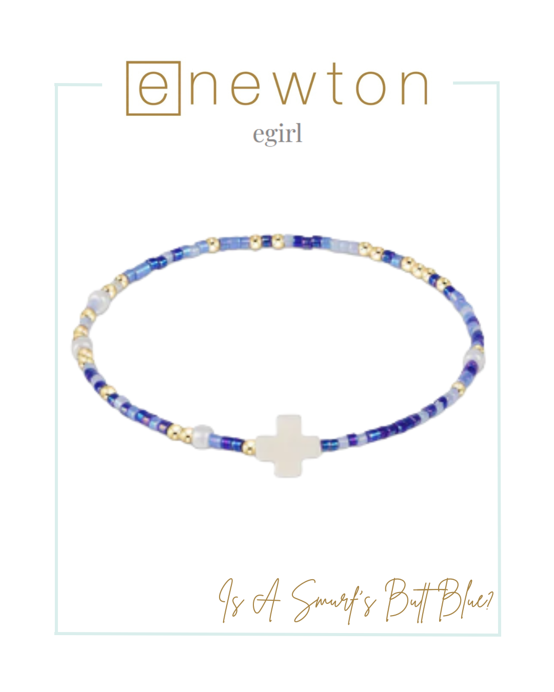 E Newton | E Girl | Hope Unwritten Signature Cross Bracelet - Fall/Winter '25-Bracelets-ENEWTON-The Village Shoppe, Women’s Fashion Boutique, Shop Online and In Store - Located in Muscle Shoals, AL.