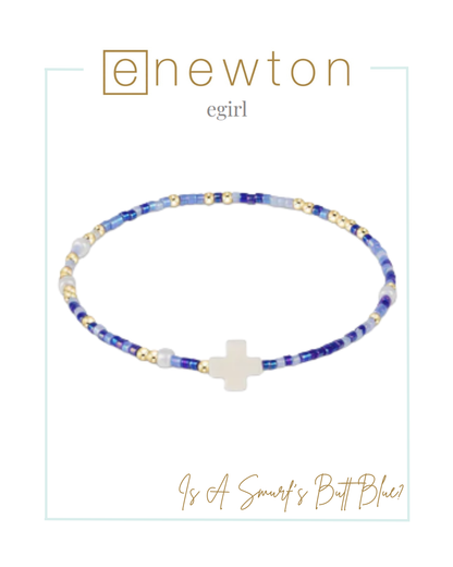 E Newton | E Girl | Hope Unwritten Signature Cross Bracelet - Fall/Winter '25-Bracelets-ENEWTON-The Village Shoppe, Women’s Fashion Boutique, Shop Online and In Store - Located in Muscle Shoals, AL.