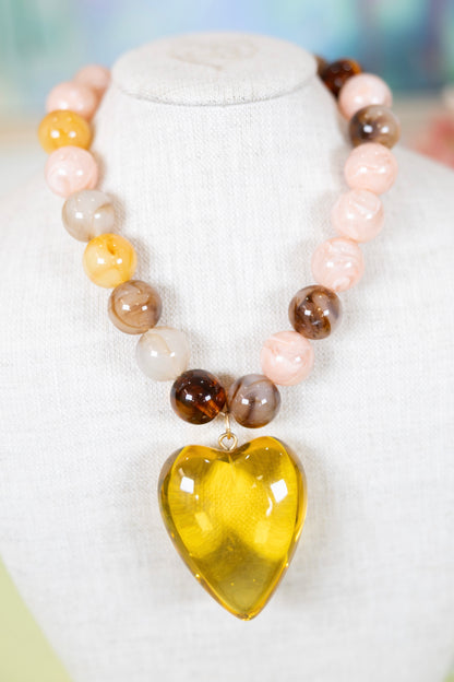 Love at Large Pendant Necklace-Necklaces-Hart Designs-The Village Shoppe, Women’s Fashion Boutique, Shop Online and In Store - Located in Muscle Shoals, AL.