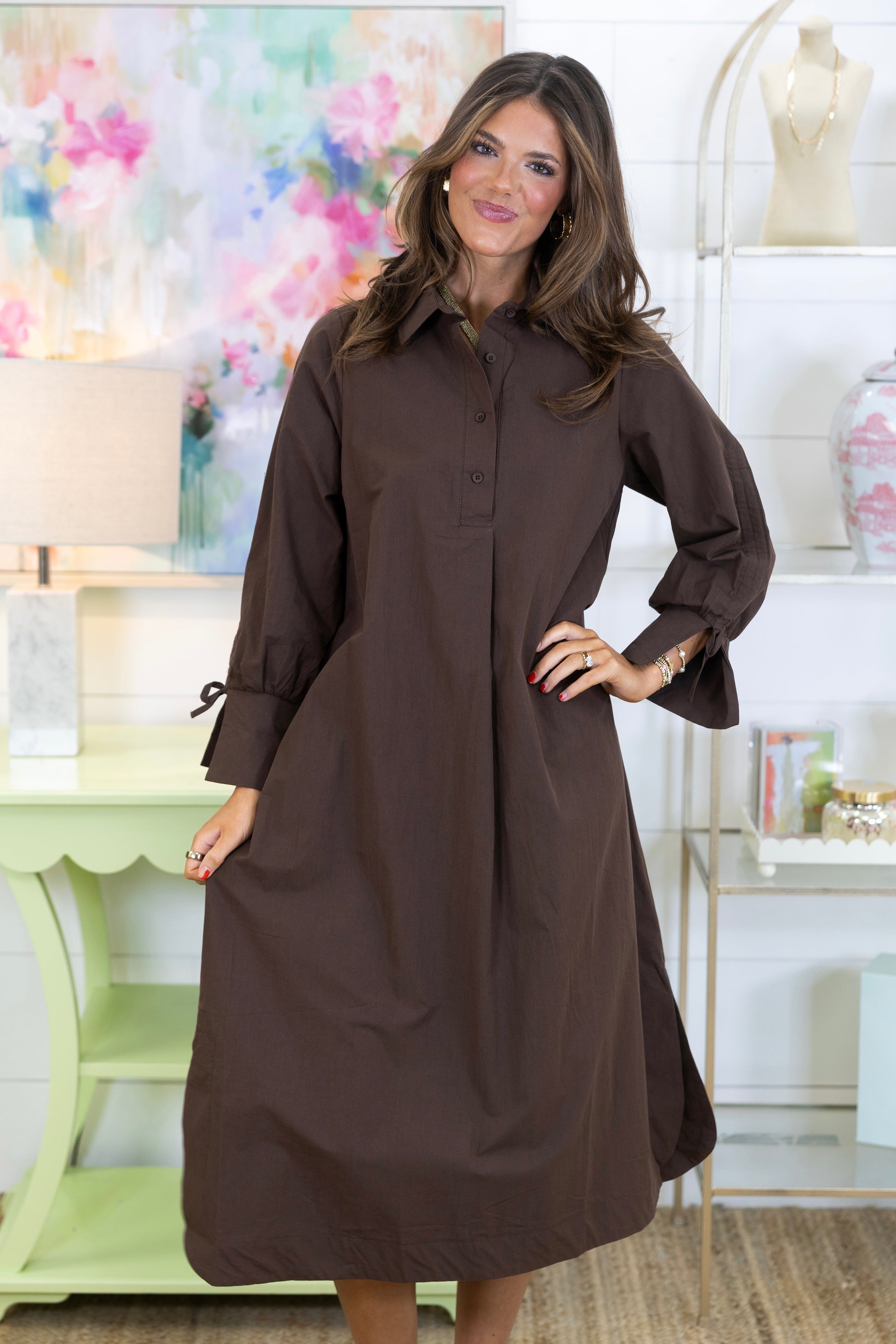 The Braxton Midi Dress-Midi Dress-Umgee-The Village Shoppe, Women’s Fashion Boutique, Shop Online and In Store - Located in Muscle Shoals, AL.