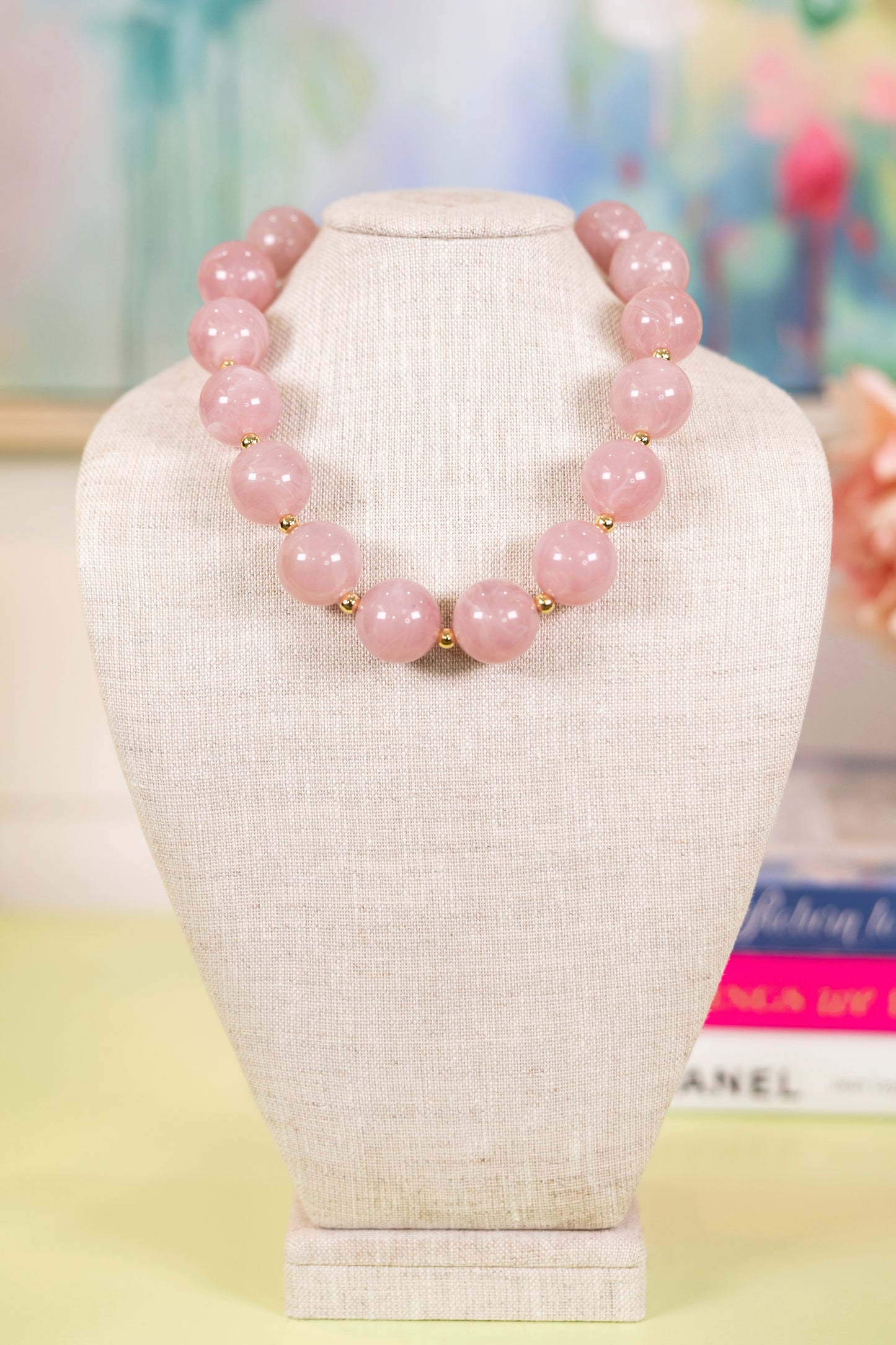 Socialite Beaded Necklace-Necklaces-Golden Stella-The Village Shoppe, Women’s Fashion Boutique, Shop Online and In Store - Located in Muscle Shoals, AL.