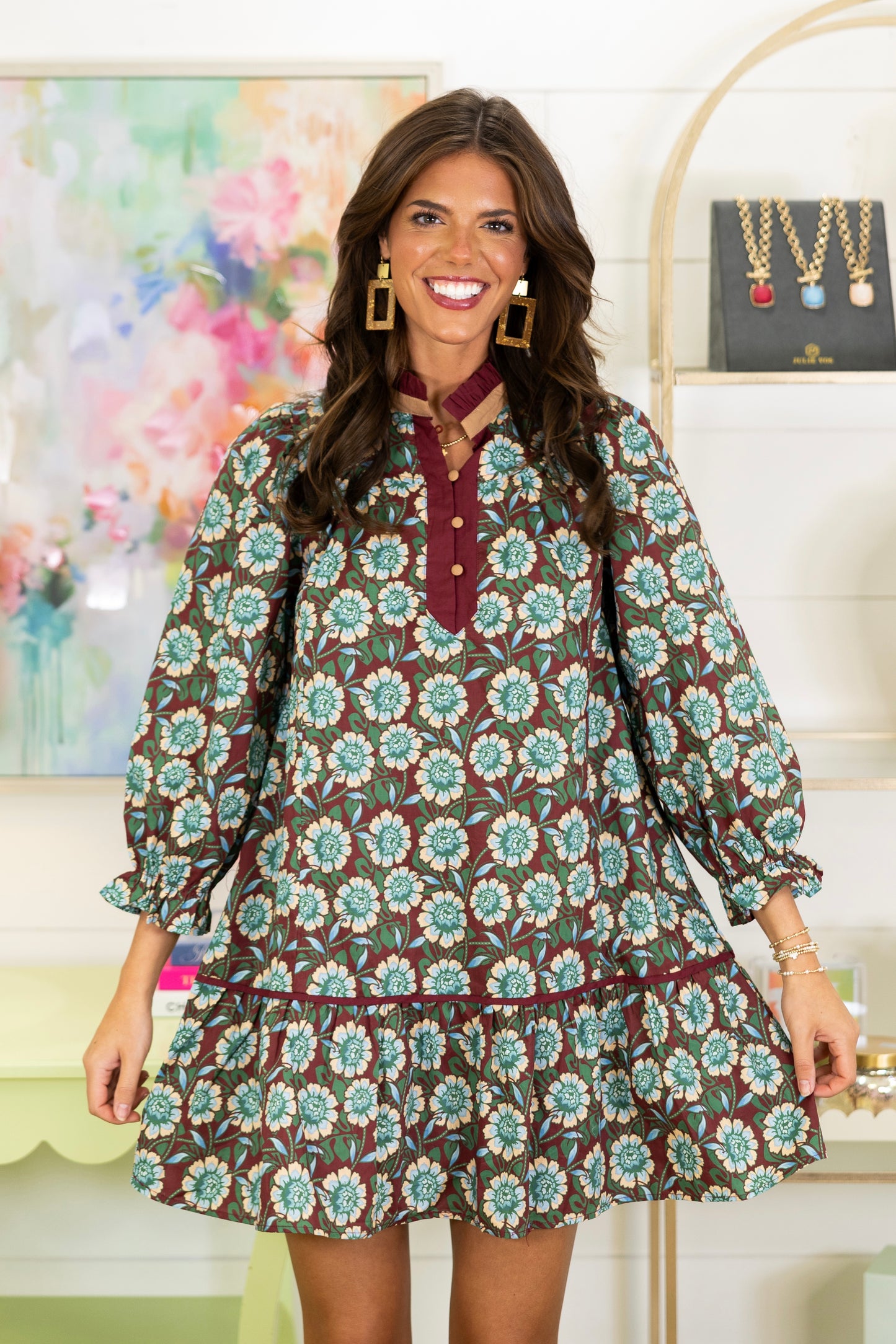 The Elsie Dress-Mini Dress-Umgee-The Village Shoppe, Women’s Fashion Boutique, Shop Online and In Store - Located in Muscle Shoals, AL.