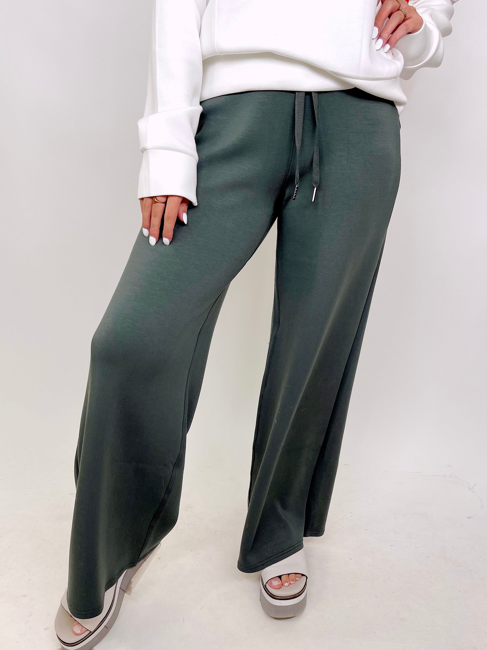 Spanx AirEssentials Wide Leg Pant-Lounge Pants-Spanx-The Village Shoppe, Women’s Fashion Boutique, Shop Online and In Store - Located in Muscle Shoals, AL.