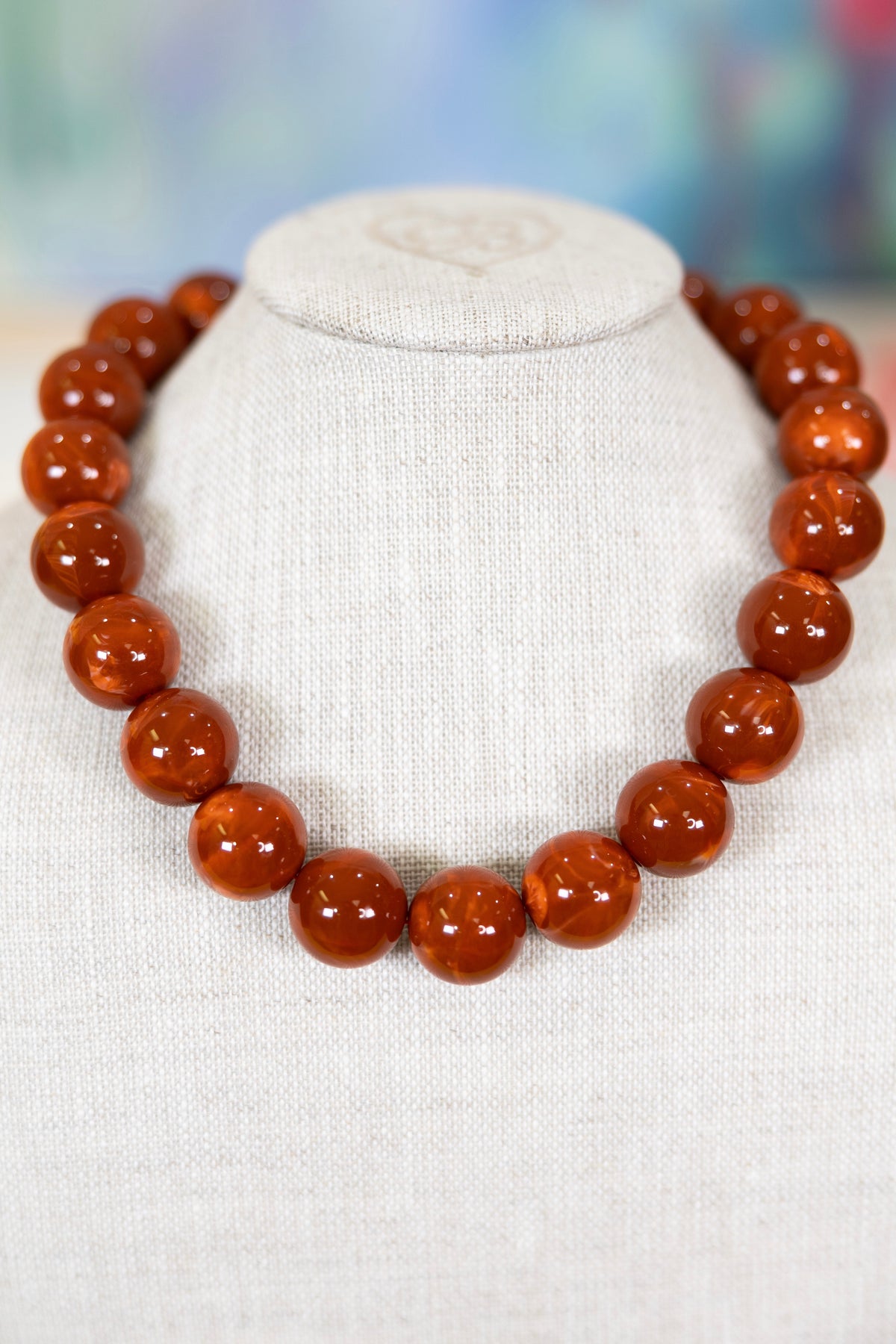 Sweet Tart Beaded Necklace-Necklaces-Hart Designs-The Village Shoppe, Women’s Fashion Boutique, Shop Online and In Store - Located in Muscle Shoals, AL.
