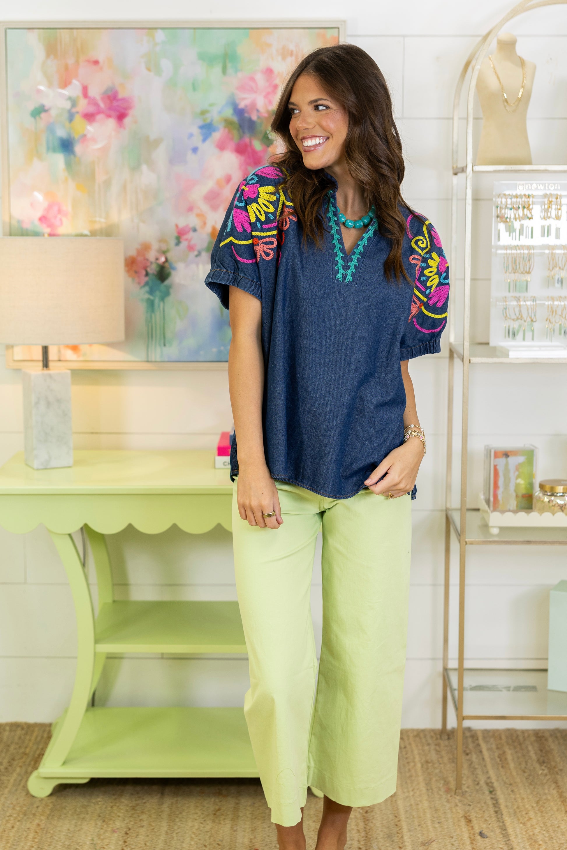 The Amelia Top-Short Sleeves-Umgee-The Village Shoppe, Women’s Fashion Boutique, Shop Online and In Store - Located in Muscle Shoals, AL.