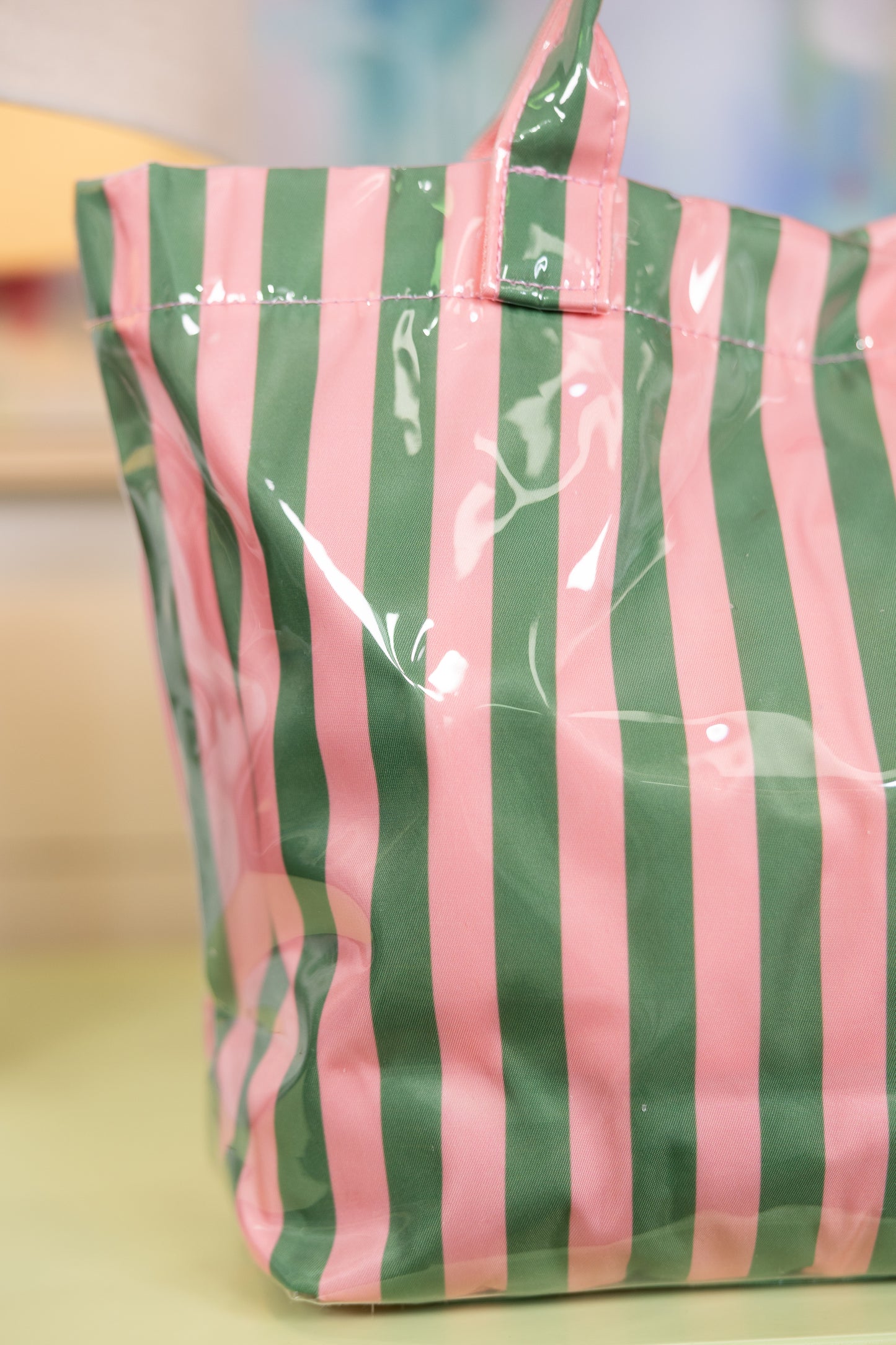Cabana Stripe Tote Bag-Tote Bag-Wall To Wall-The Village Shoppe, Women’s Fashion Boutique, Shop Online and In Store - Located in Muscle Shoals, AL.