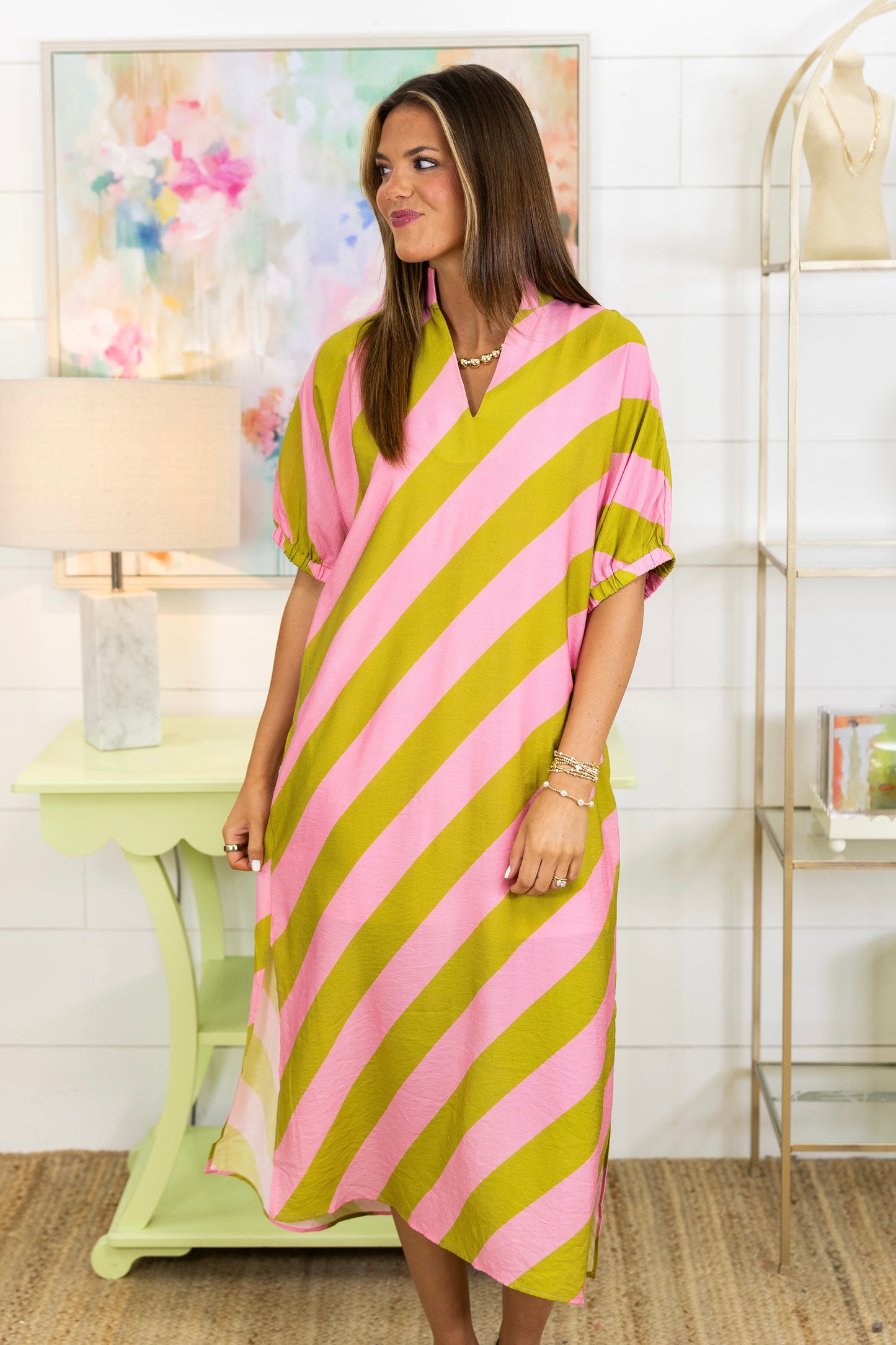 Something Sweet Midi Dress-Midi Dress-Entro-The Village Shoppe, Women’s Fashion Boutique, Shop Online and In Store - Located in Muscle Shoals, AL.