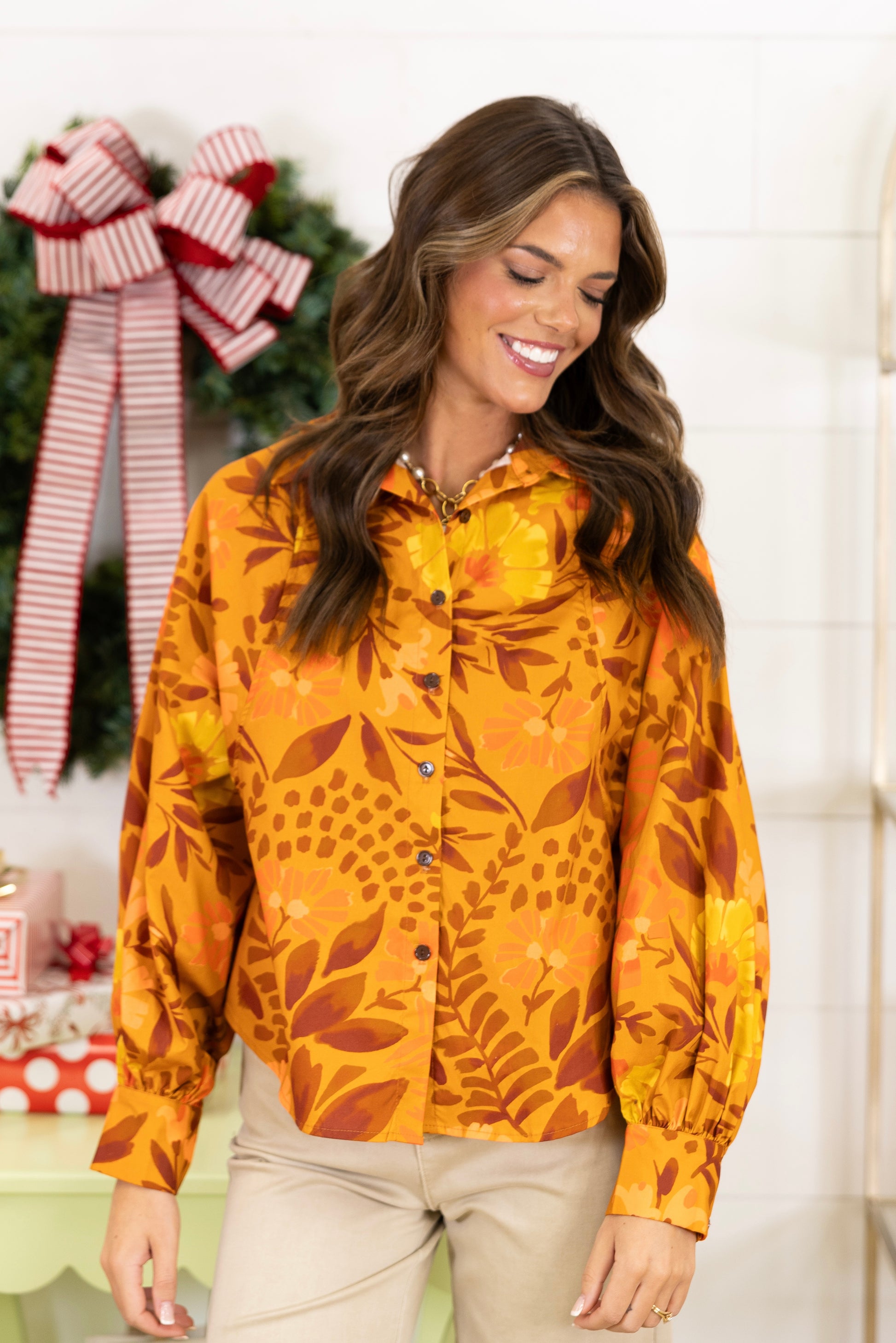 The Heidi Top-Long Sleeves-Adrienne-The Village Shoppe, Women’s Fashion Boutique, Shop Online and In Store - Located in Muscle Shoals, AL.