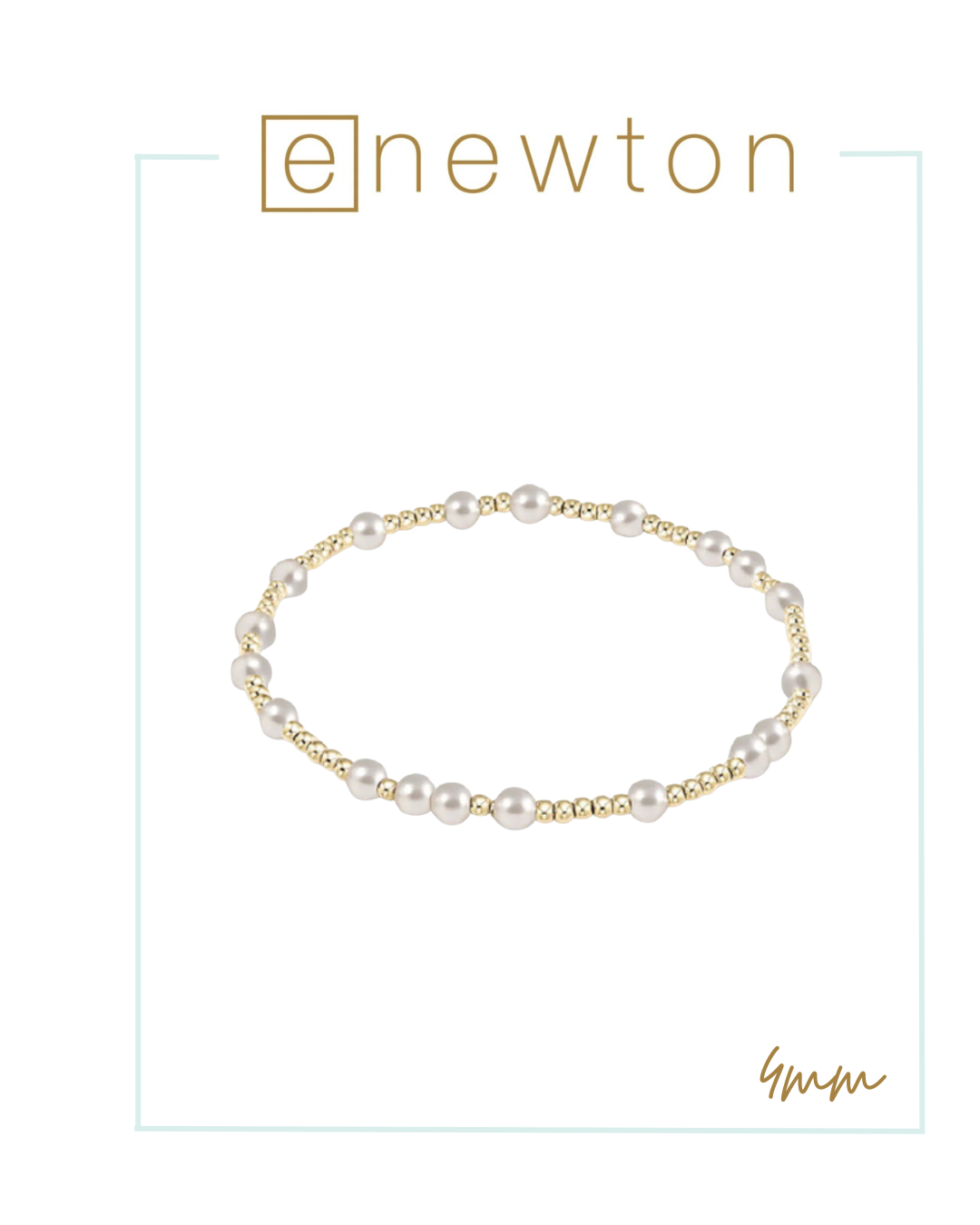 E Newton Hope Unwritten Bracelet - Pearl-Bracelets-ENEWTON-The Village Shoppe, Women’s Fashion Boutique, Shop Online and In Store - Located in Muscle Shoals, AL.