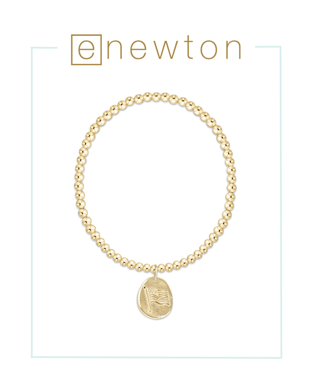 Enewton Classic Gold 3mm Bracelet - Inspire America Gold Disc | America 250-Bracelets-ENEWTON-The Village Shoppe, Women’s Fashion Boutique, Shop Online and In Store - Located in Muscle Shoals, AL.