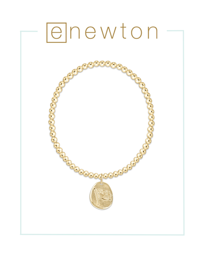 Enewton Classic Gold 3mm Bracelet - Inspire America Gold Disc | America 250-Bracelets-ENEWTON-The Village Shoppe, Women’s Fashion Boutique, Shop Online and In Store - Located in Muscle Shoals, AL.
