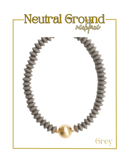 Neutral Ground Necklace-Necklaces-Golden Stella-The Village Shoppe, Women’s Fashion Boutique, Shop Online and In Store - Located in Muscle Shoals, AL.