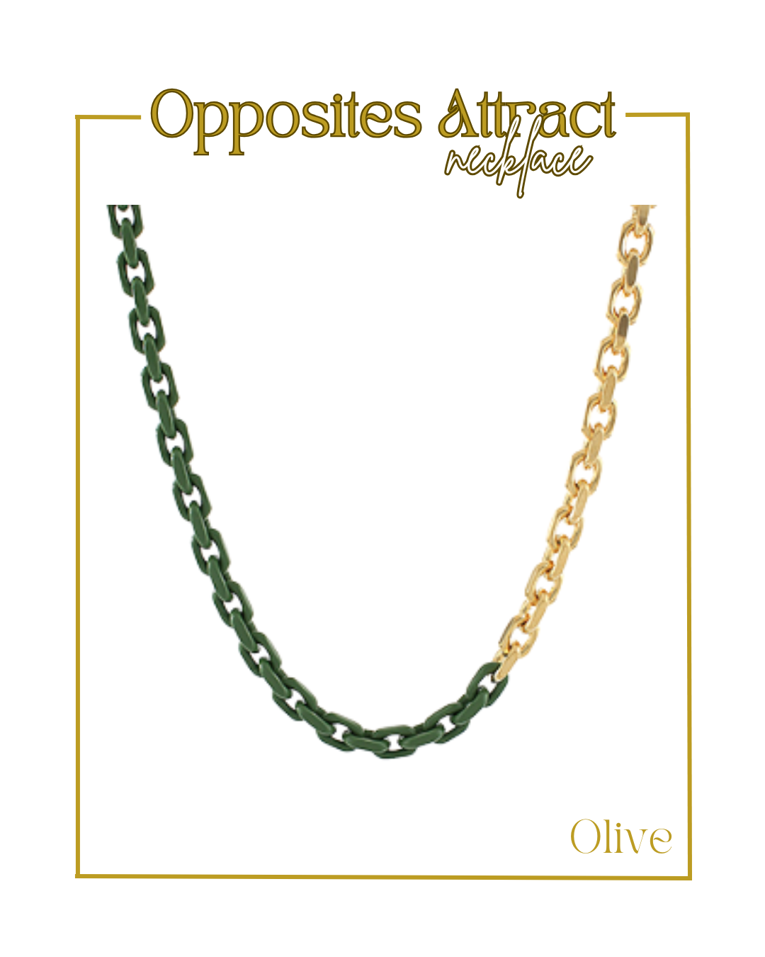 Opposites Attract Necklace-Necklaces-Golden Stella-The Village Shoppe, Women’s Fashion Boutique, Shop Online and In Store - Located in Muscle Shoals, AL.