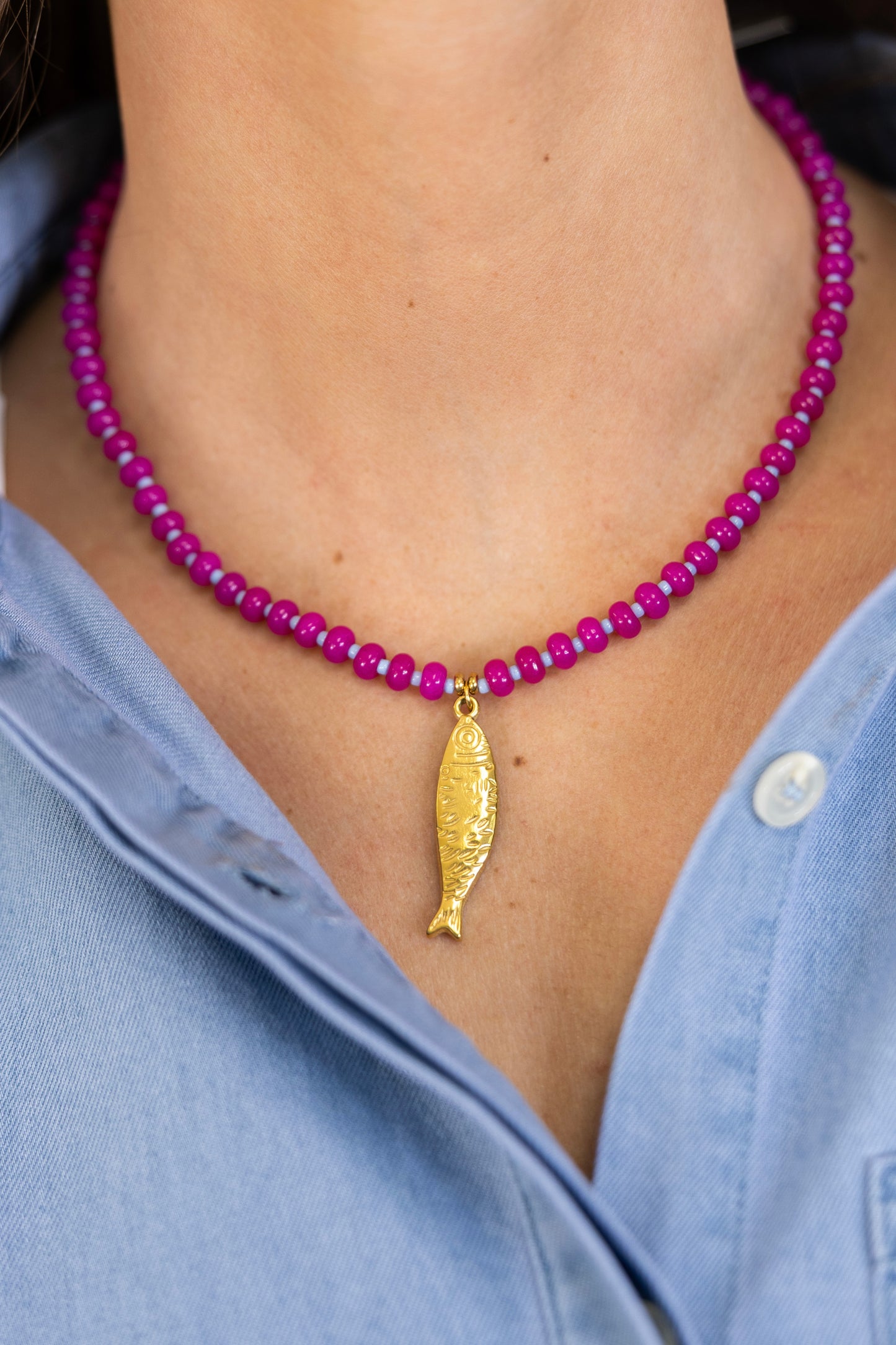 Coolest Catch Necklace | Hart Designs-Necklaces-Hart Designs-The Village Shoppe, Women’s Fashion Boutique, Shop Online and In Store - Located in Muscle Shoals, AL.