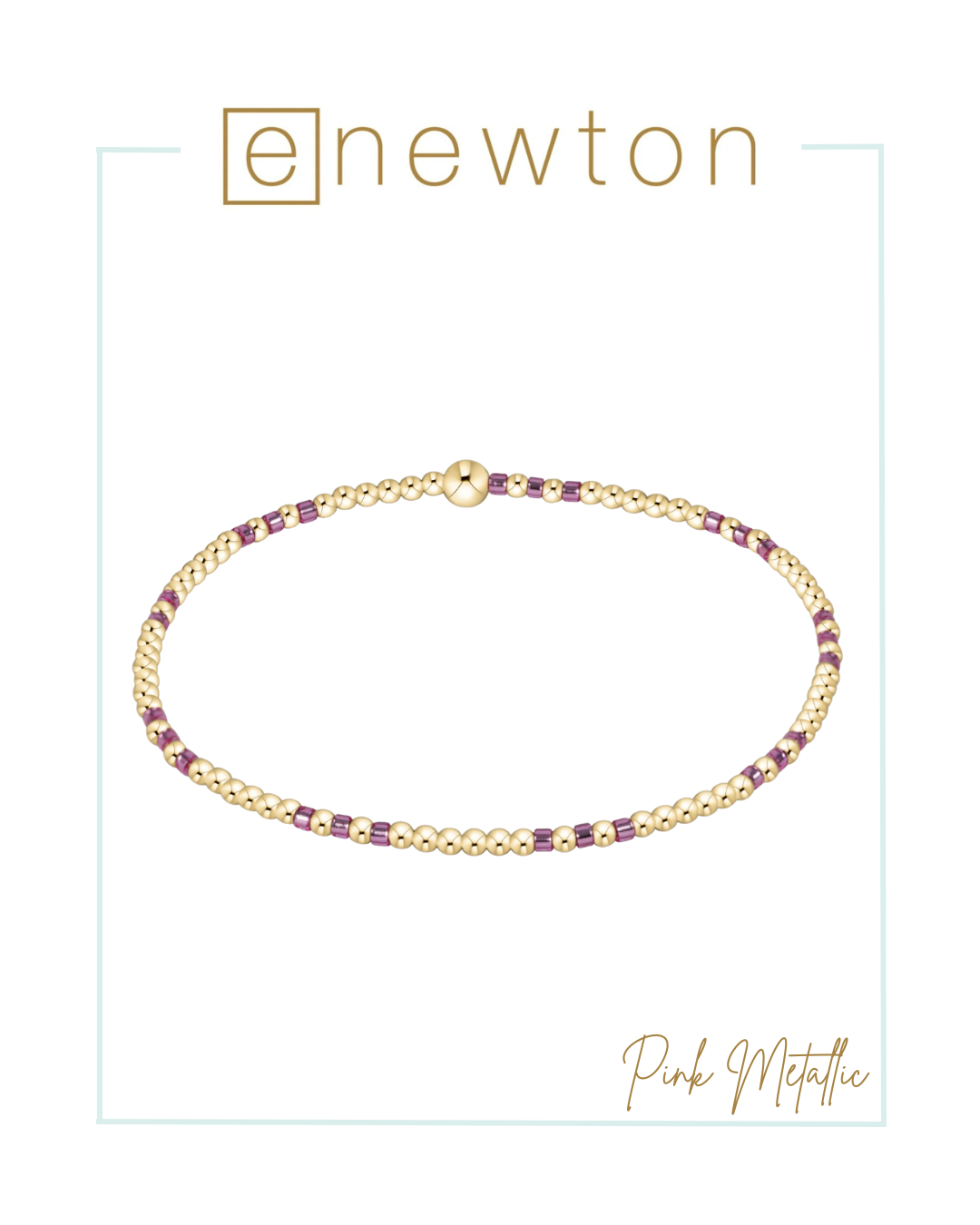 E Newton Hope Joy Pattern 2mm Bead Bracelet | Fall/Winter &#39;25-Bracelets-ENEWTON-The Village Shoppe, Women’s Fashion Boutique, Shop Online and In Store - Located in Muscle Shoals, AL.