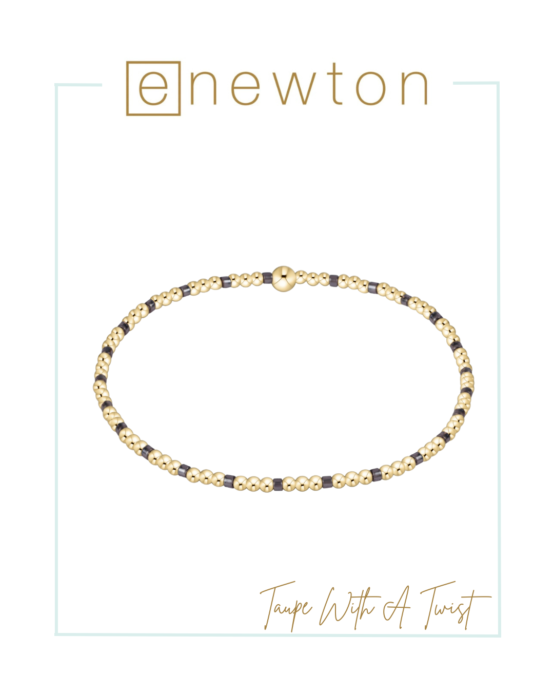 E Newton Hope Sincerity Pattern 2mm Bead Bracelet | Fall/Winter '25-Bracelets-ENEWTON-The Village Shoppe, Women’s Fashion Boutique, Shop Online and In Store - Located in Muscle Shoals, AL.