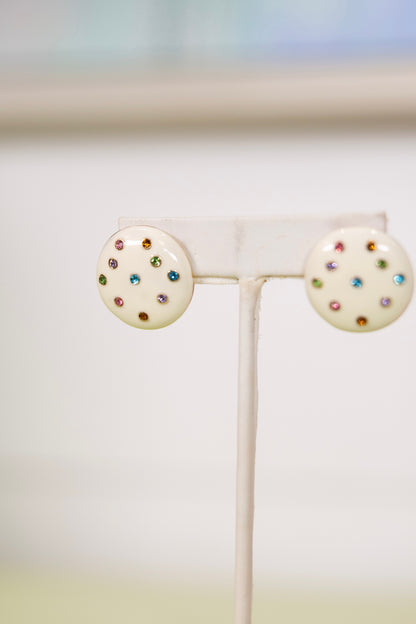 Birthday Cake Studs | Hart Designs-Earrings-Hart Designs-The Village Shoppe, Women’s Fashion Boutique, Shop Online and In Store - Located in Muscle Shoals, AL.