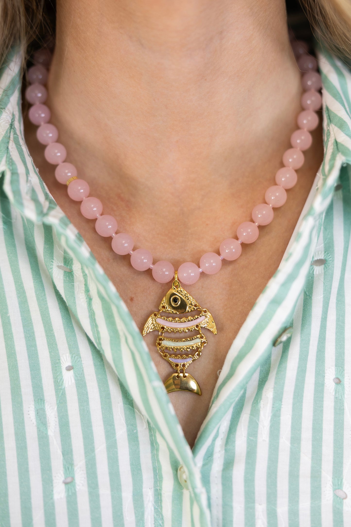 Go Fish Beaded Necklace | Hart Designs-Necklaces-Hart Designs-The Village Shoppe, Women’s Fashion Boutique, Shop Online and In Store - Located in Muscle Shoals, AL.