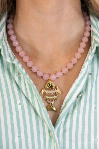 Go Fish Beaded Necklace | Hart Designs-Necklaces-Hart Designs-The Village Shoppe, Women’s Fashion Boutique, Shop Online and In Store - Located in Muscle Shoals, AL.
