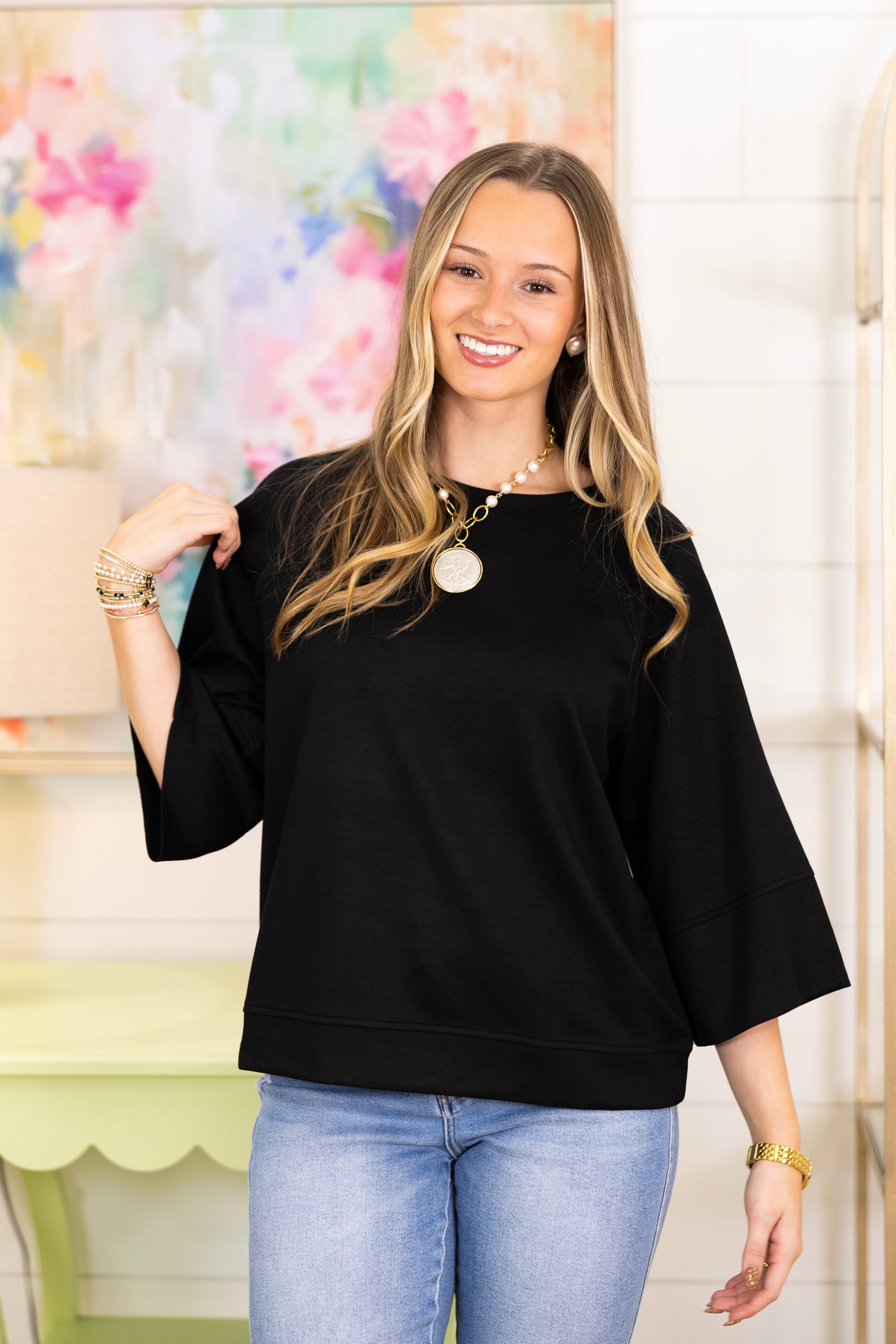 The Modern Muse Top-Long Sleeves-Umgee-The Village Shoppe, Women’s Fashion Boutique, Shop Online and In Store - Located in Muscle Shoals, AL.