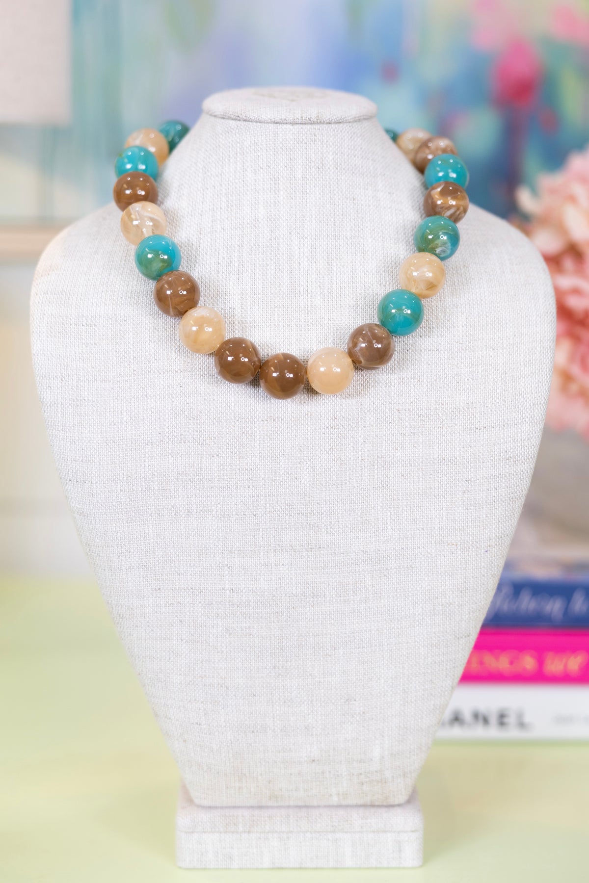 Sweet Tart Beaded Necklace-Necklaces-Hart Designs-The Village Shoppe, Women’s Fashion Boutique, Shop Online and In Store - Located in Muscle Shoals, AL.