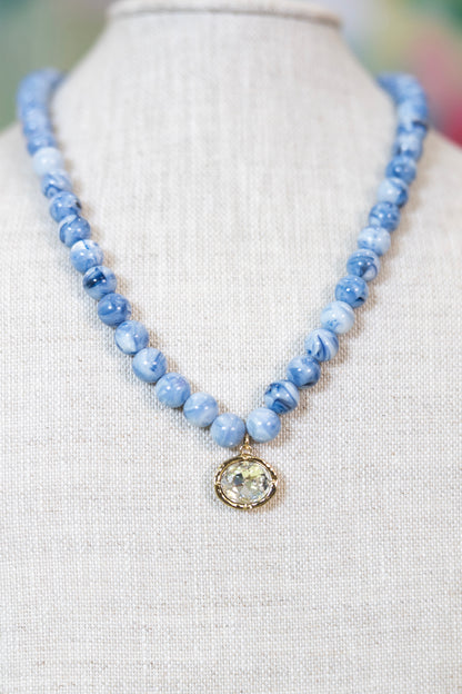 Diamond in the Sky Beaded Necklace-Necklaces-Golden Stella-The Village Shoppe, Women’s Fashion Boutique, Shop Online and In Store - Located in Muscle Shoals, AL.