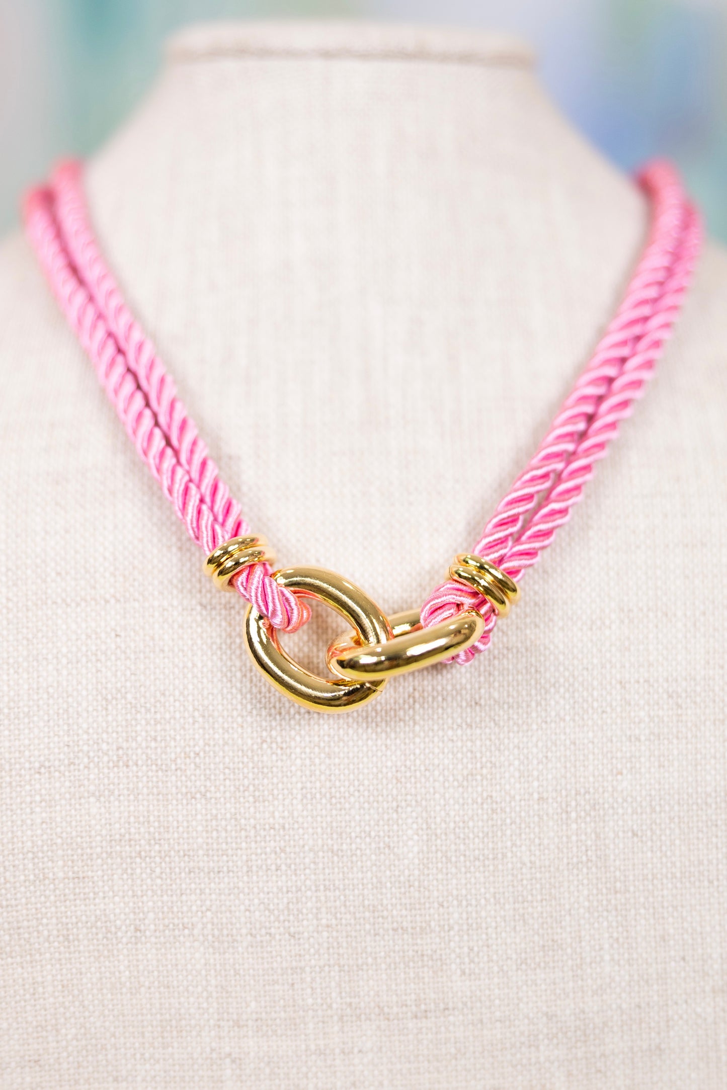 Loves Me Knot Necklace-Necklaces-Golden Stella-The Village Shoppe, Women’s Fashion Boutique, Shop Online and In Store - Located in Muscle Shoals, AL.