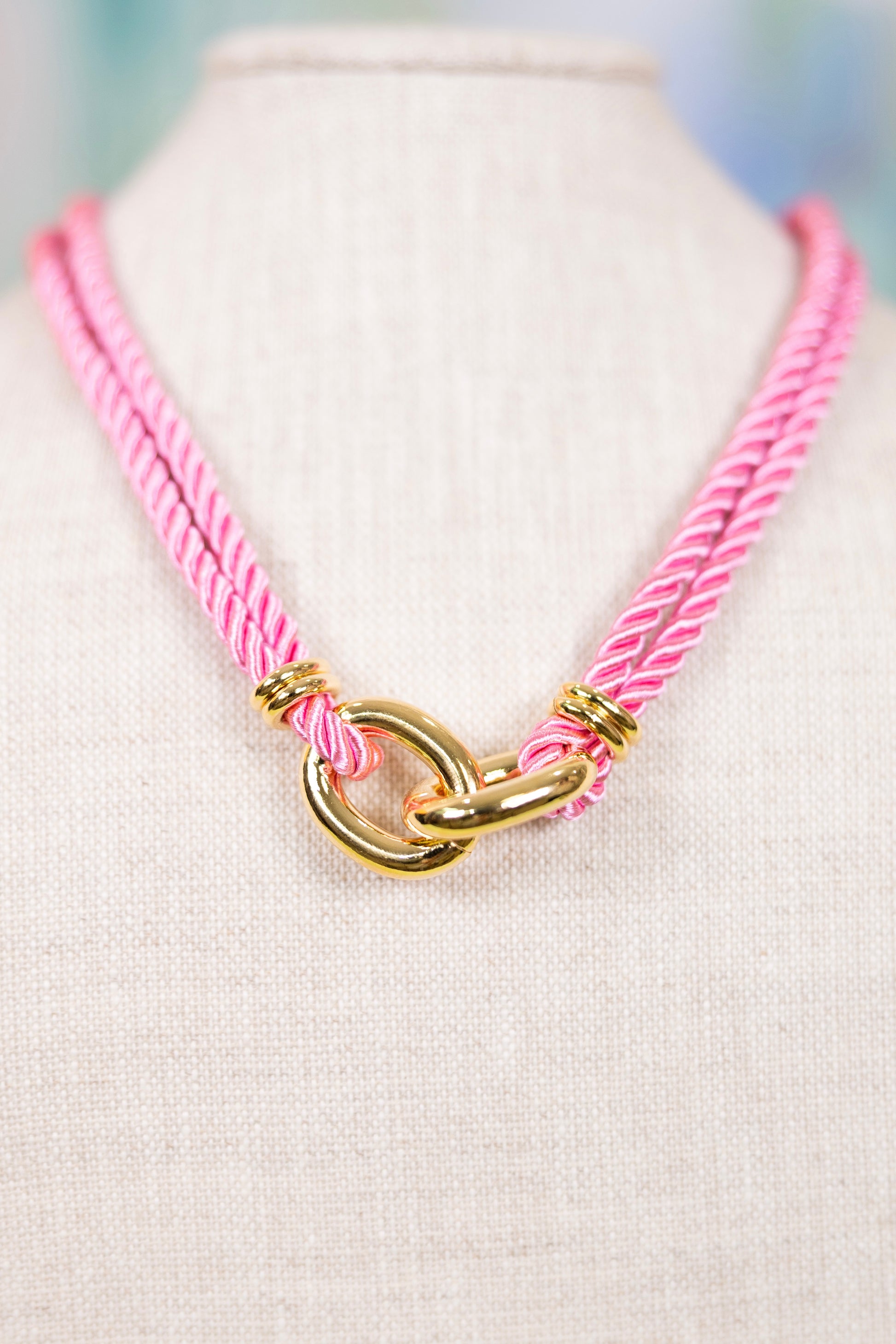 Loves Me Knot Necklace-Necklaces-Golden Stella-The Village Shoppe, Women’s Fashion Boutique, Shop Online and In Store - Located in Muscle Shoals, AL.