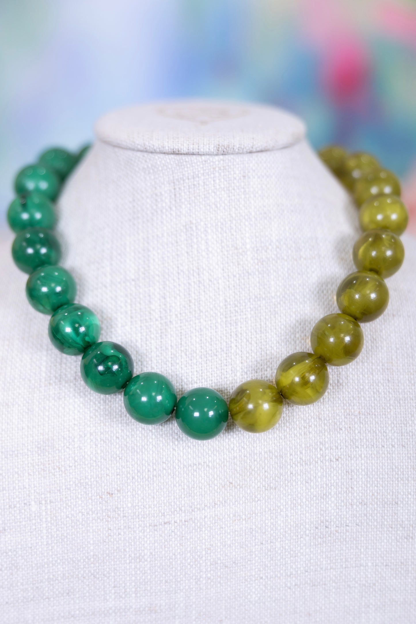 Half and Half Beaded Necklace-Necklaces-Hart Designs-The Village Shoppe, Women’s Fashion Boutique, Shop Online and In Store - Located in Muscle Shoals, AL.