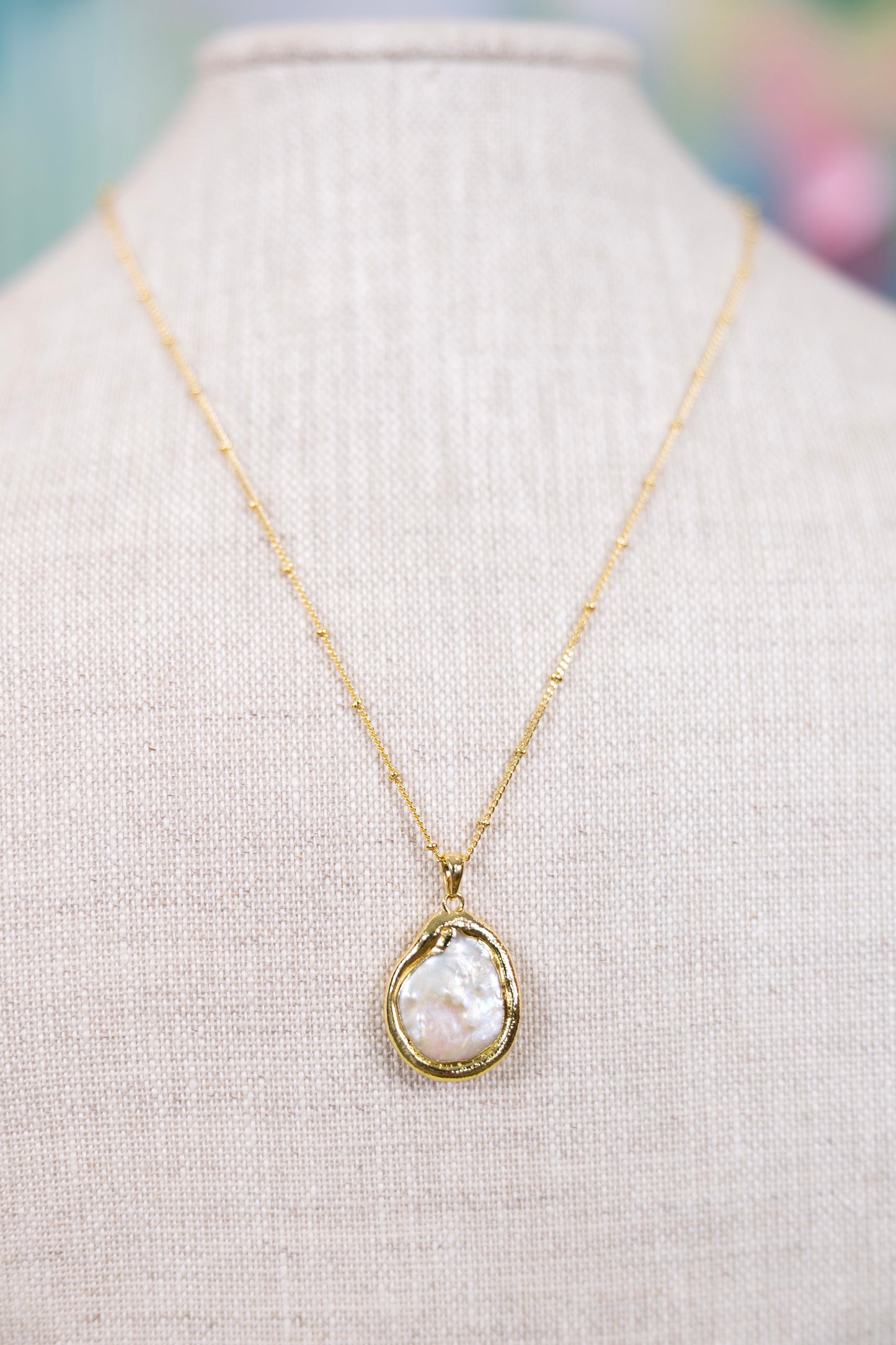 The Maris Pearl Pendant Necklace-Necklaces-The Village Shoppe-The Village Shoppe, Women’s Fashion Boutique, Shop Online and In Store - Located in Muscle Shoals, AL.