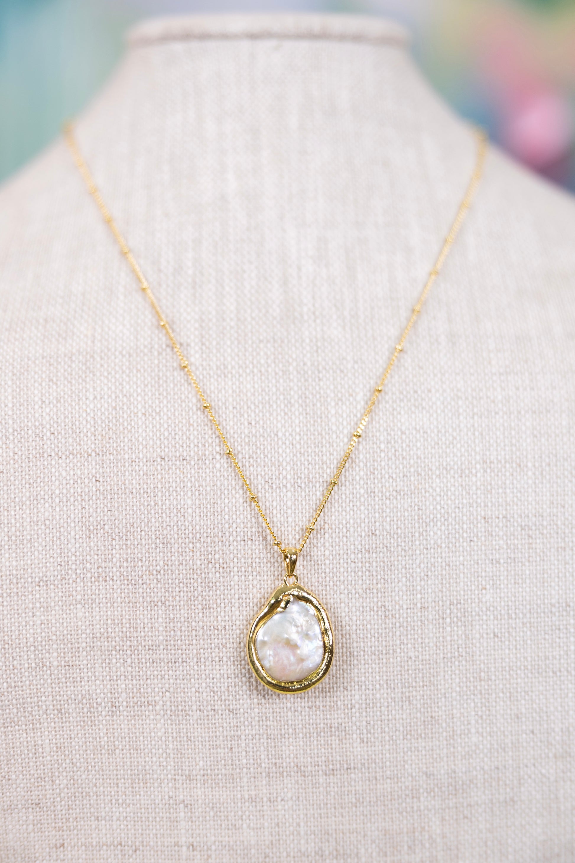 The Maris Pearl Pendant Necklace-Necklaces-The Village Shoppe-The Village Shoppe, Women’s Fashion Boutique, Shop Online and In Store - Located in Muscle Shoals, AL.