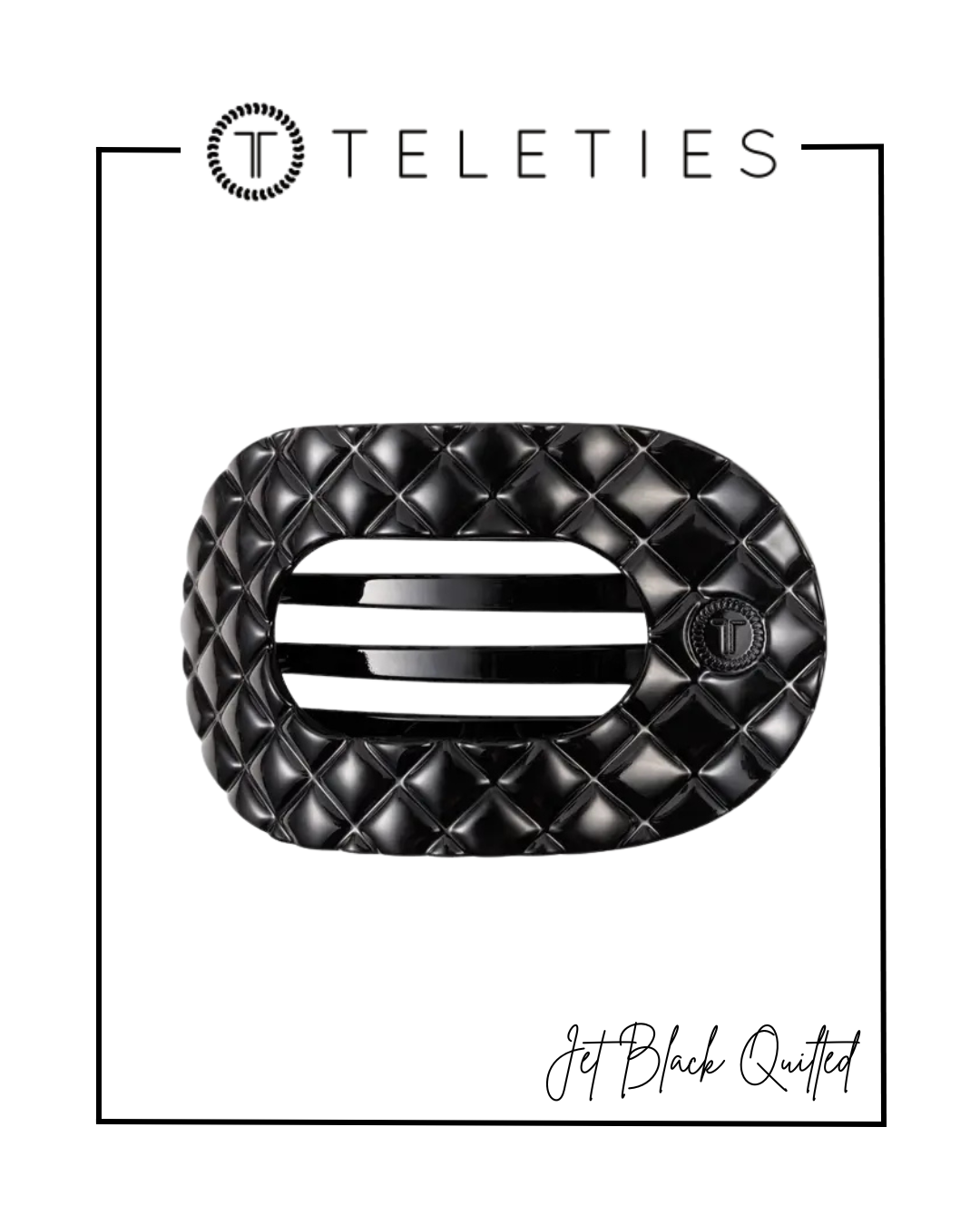 TELETIES Flat Round Hair Clip | Large-Claw Clips-TELETIES-The Village Shoppe, Women’s Fashion Boutique, Shop Online and In Store - Located in Muscle Shoals, AL.