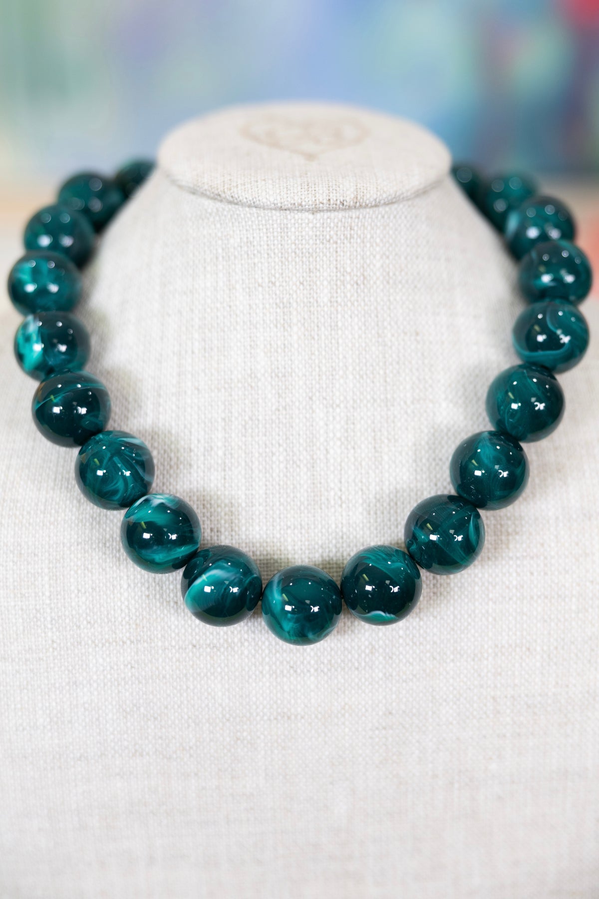 Sweet Tart Beaded Necklace-Necklaces-Hart Designs-The Village Shoppe, Women’s Fashion Boutique, Shop Online and In Store - Located in Muscle Shoals, AL.
