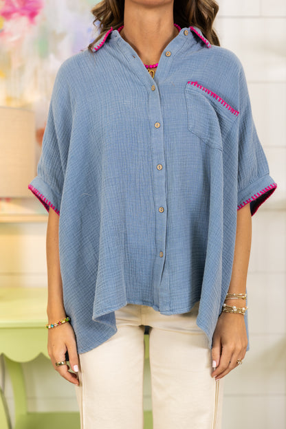 The Scout Tunic-Short Sleeves-Easel-The Village Shoppe, Women’s Fashion Boutique, Shop Online and In Store - Located in Muscle Shoals, AL.