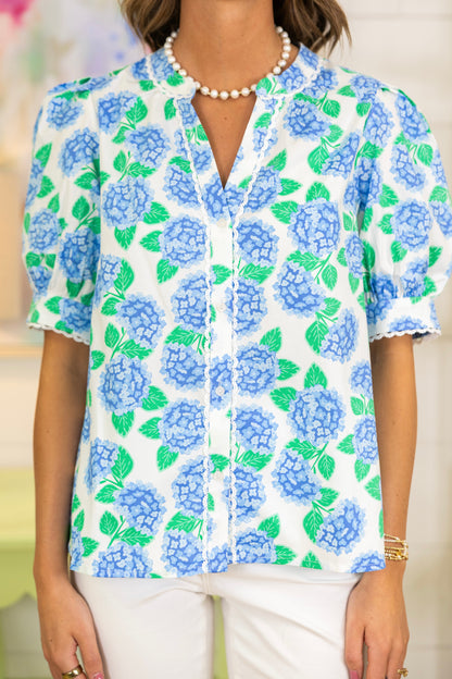 The Clara Blouse | Mary Square-Short Sleeves-Mary Square-The Village Shoppe, Women’s Fashion Boutique, Shop Online and In Store - Located in Muscle Shoals, AL.