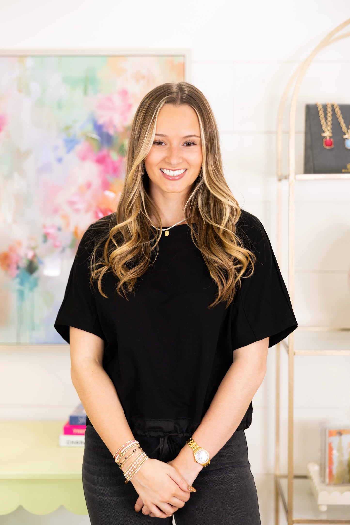 Tied & True Top-Short Sleeves-Entro-The Village Shoppe, Women’s Fashion Boutique, Shop Online and In Store - Located in Muscle Shoals, AL.