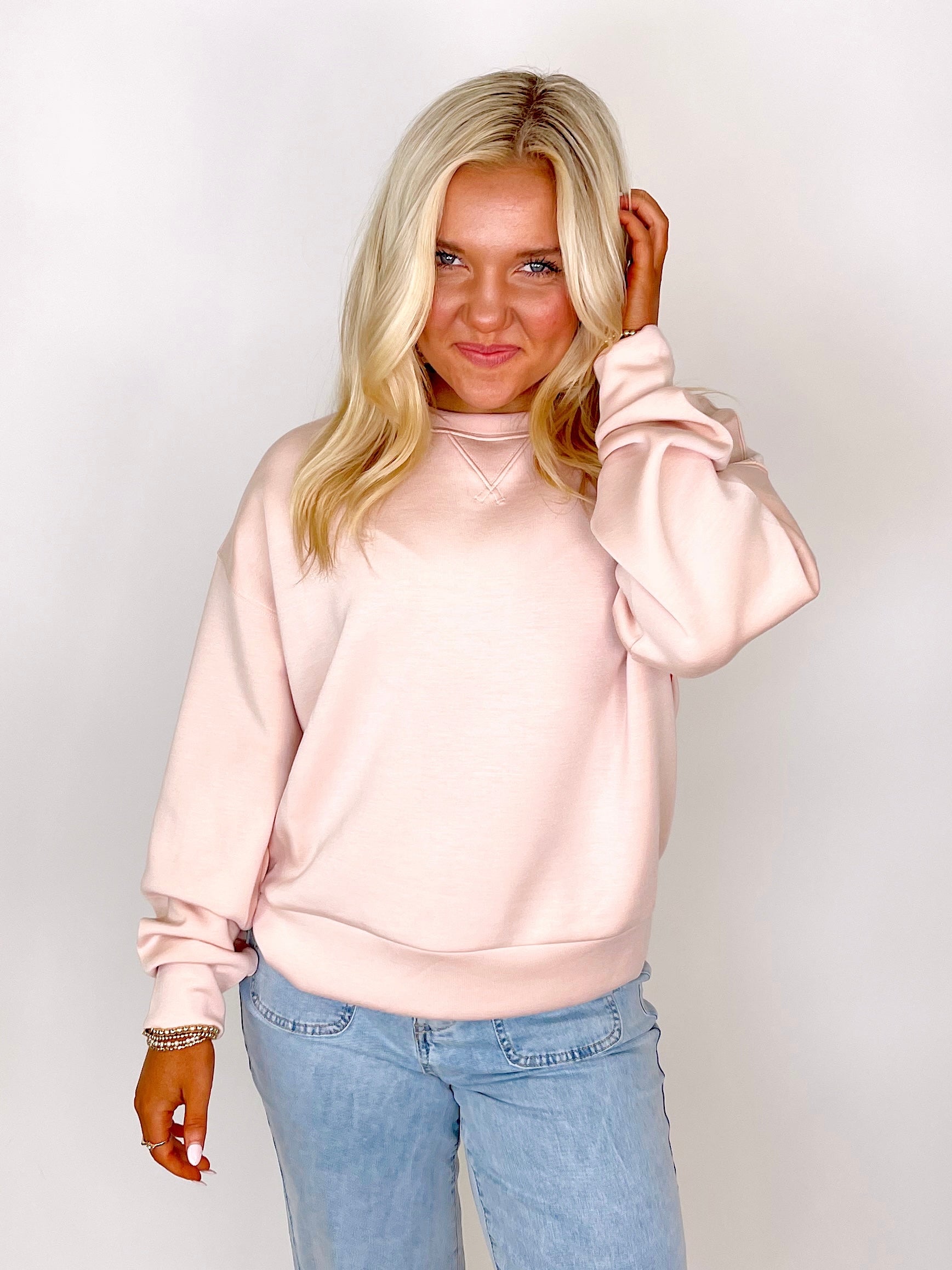 Spanx AirEssentials Crew-Long Sleeves-Spanx-The Village Shoppe, Women’s Fashion Boutique, Shop Online and In Store - Located in Muscle Shoals, AL.