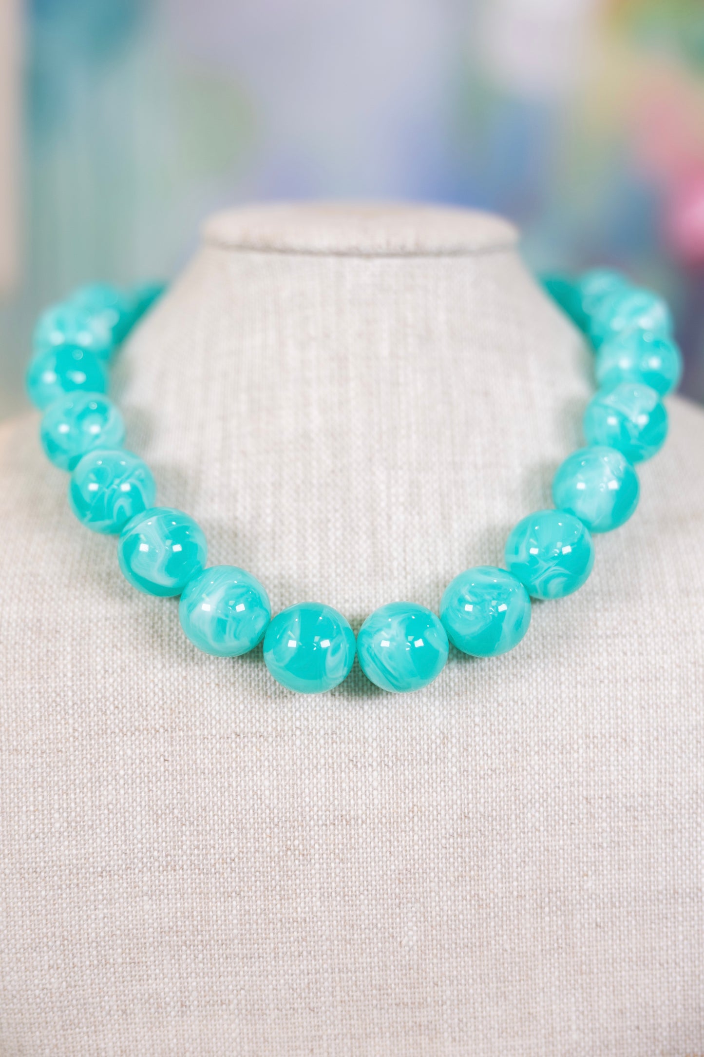 Sweet Tart Beaded Necklace-Necklaces-Hart Designs-The Village Shoppe, Women’s Fashion Boutique, Shop Online and In Store - Located in Muscle Shoals, AL.