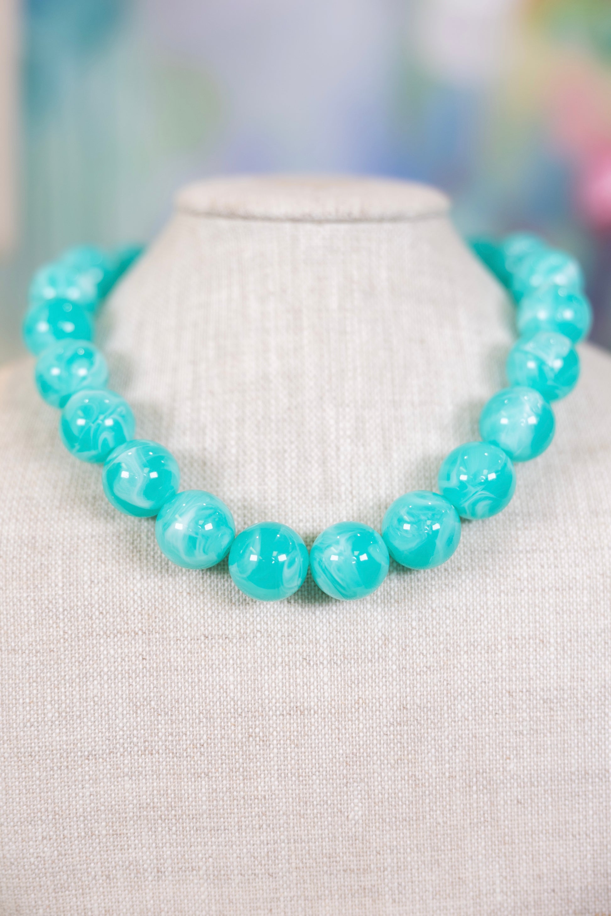 Sweet Tart Beaded Necklace-Necklaces-Hart Designs-The Village Shoppe, Women’s Fashion Boutique, Shop Online and In Store - Located in Muscle Shoals, AL.