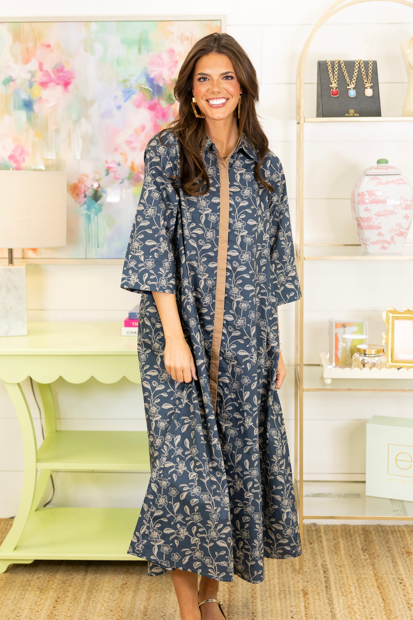 The McCrae Midi Dress-Midi Dress-Entro-The Village Shoppe, Women’s Fashion Boutique, Shop Online and In Store - Located in Muscle Shoals, AL.