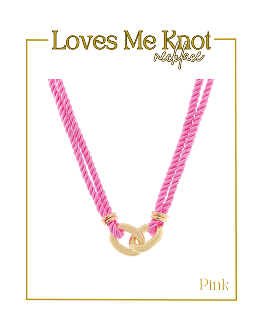 Loves Me Knot Necklace-Necklaces-Golden Stella-The Village Shoppe, Women’s Fashion Boutique, Shop Online and In Store - Located in Muscle Shoals, AL.