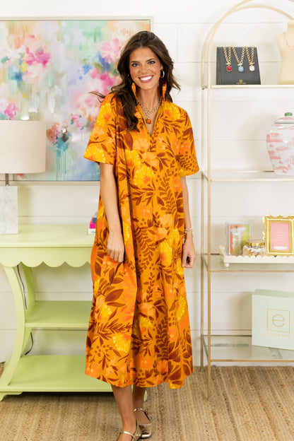 Home Grown Midi Dress-Midi Dress-Adrienne-The Village Shoppe, Women’s Fashion Boutique, Shop Online and In Store - Located in Muscle Shoals, AL.