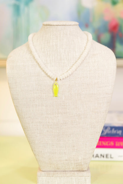 Taffy Tide Fish Charm Necklace | Hart Designs-Necklaces-Hart Designs-The Village Shoppe, Women’s Fashion Boutique, Shop Online and In Store - Located in Muscle Shoals, AL.