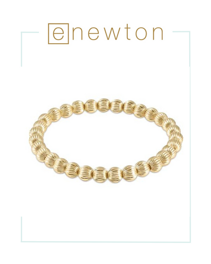 E Newton Dignity Gold 6mm Bead Bracelet-Bracelets-ENEWTON-The Village Shoppe, Women’s Fashion Boutique, Shop Online and In Store - Located in Muscle Shoals, AL.