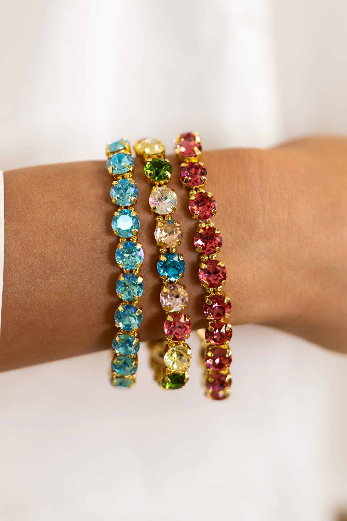 Signature Stone Stretchy Bracelet-Bracelets-AF Design Group-The Village Shoppe, Women’s Fashion Boutique, Shop Online and In Store - Located in Muscle Shoals, AL.