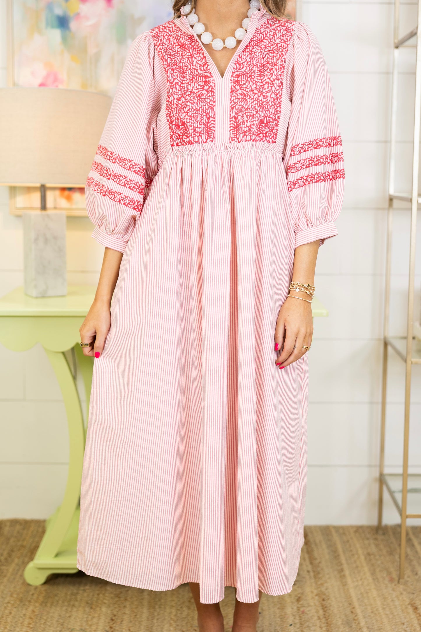 The Lizzie Midi Dress-Midi Dress-Jodifl-The Village Shoppe, Women’s Fashion Boutique, Shop Online and In Store - Located in Muscle Shoals, AL.