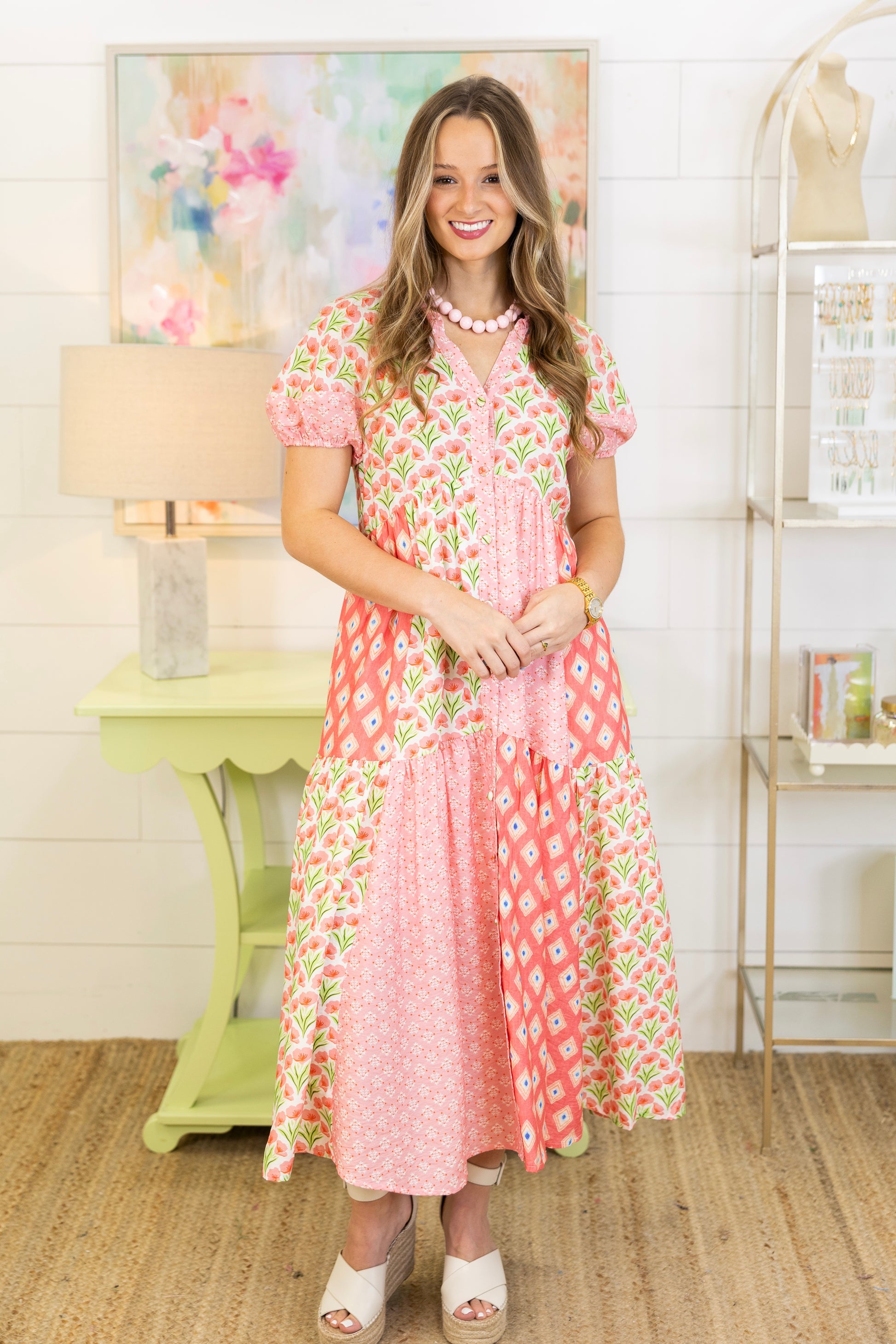 The Dylan Midi Dress-Midi Dress-GiGiO-The Village Shoppe, Women’s Fashion Boutique, Shop Online and In Store - Located in Muscle Shoals, AL.