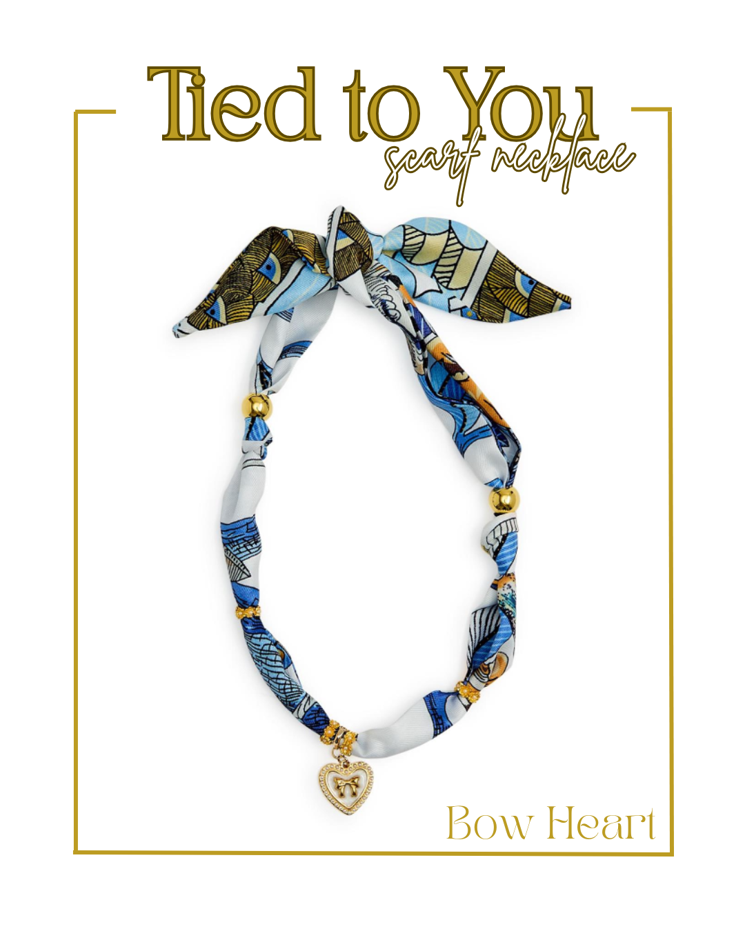 Tied to You Scarf Necklace-Necklaces-Two's Company-The Village Shoppe, Women’s Fashion Boutique, Shop Online and In Store - Located in Muscle Shoals, AL.