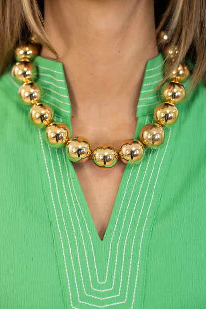 There She Goes Necklace-Necklaces-Golden Stella-The Village Shoppe, Women’s Fashion Boutique, Shop Online and In Store - Located in Muscle Shoals, AL.