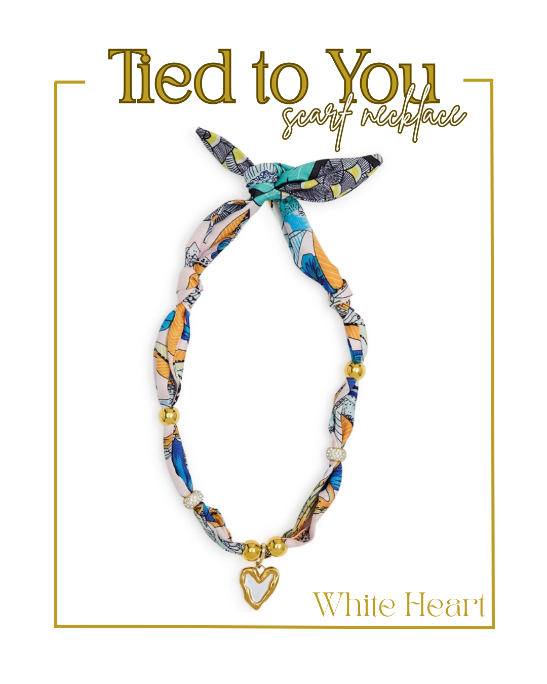 Tied to You Scarf Necklace-Necklaces-Two's Company-The Village Shoppe, Women’s Fashion Boutique, Shop Online and In Store - Located in Muscle Shoals, AL.